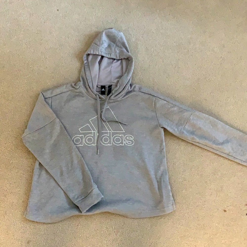 Gray Adidas Hoodie